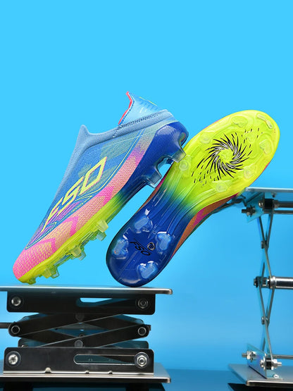 Chaussures de football pour homme New Society Grass Tenis - Chaussures de sport d'extérieur ultralégères et respirantes pour adulte - Chaussures de football pour homme - Baskets de football