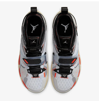 Nike Original JORDAN Herren-Basketballschuhe, Mid-Top, gepolstert, strapazierfähig, CD3002-101