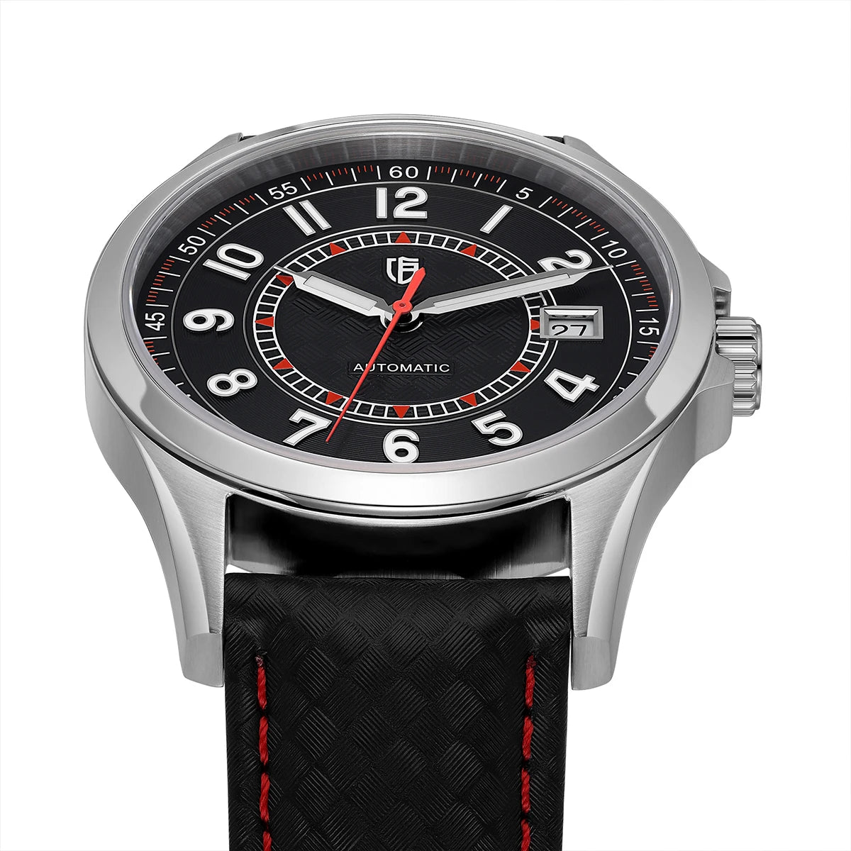 BERNY Automatic Mechanical Watches for Men 38mm Super Luminous PT5000 ST2130 High Precision Luxury Sapphire Wristwatch Easy Read