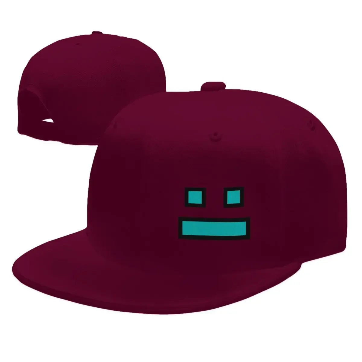 Videoherní kšiltovky Geometry Dash pro muže i ženy, nastavitelné kšiltovky, hiphopové kšiltovky, casquette