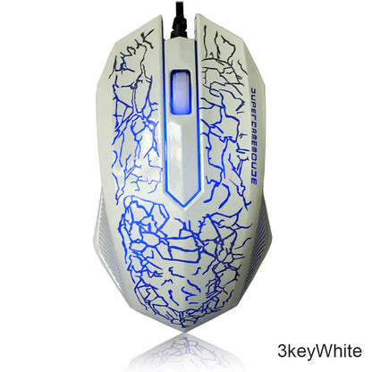 USB Wired Mouse Mouse Gamer LED Computer Gaming Mouse Colorful Professional Ultra-precise Game For Dota 2 For LOL Gamer 2400 DPI
