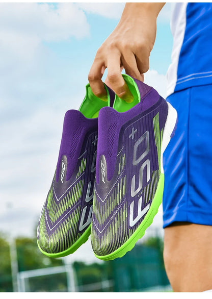 Neue Herren-Fußballschuhe, rutschfeste Indoor-Futsal-Fußballschuhe, Match-Rasenstollen, hochwertige Sneaker, Bestseller, High-Top, Outdoor