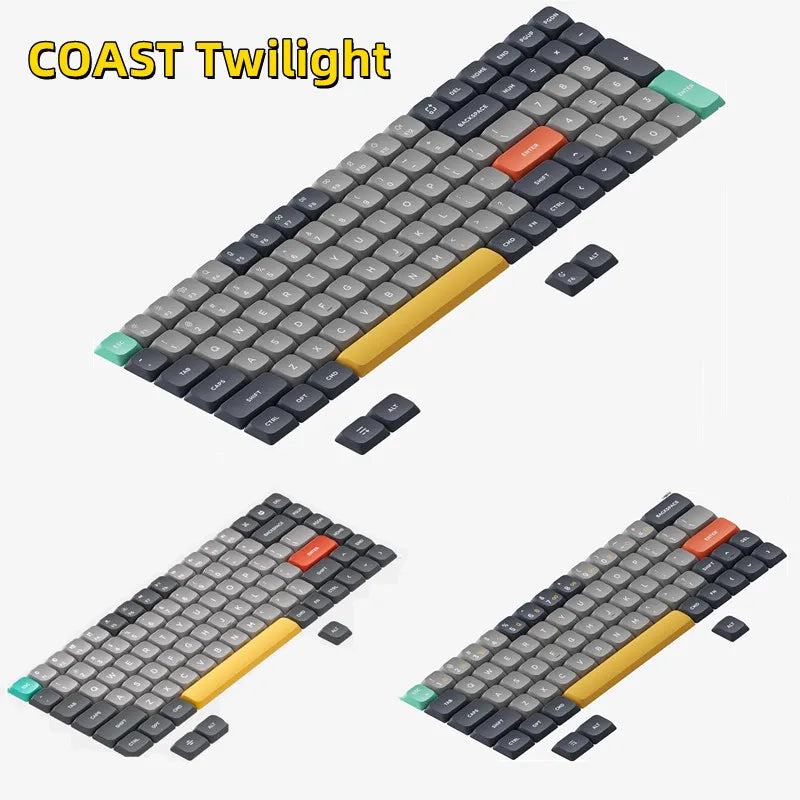 NuPhy nSA Profile Shine-through nSA PC Keycaps Transparent Keycap Low Profile Suitable for Air Series For AIR75/AIR75 V2/AIR96