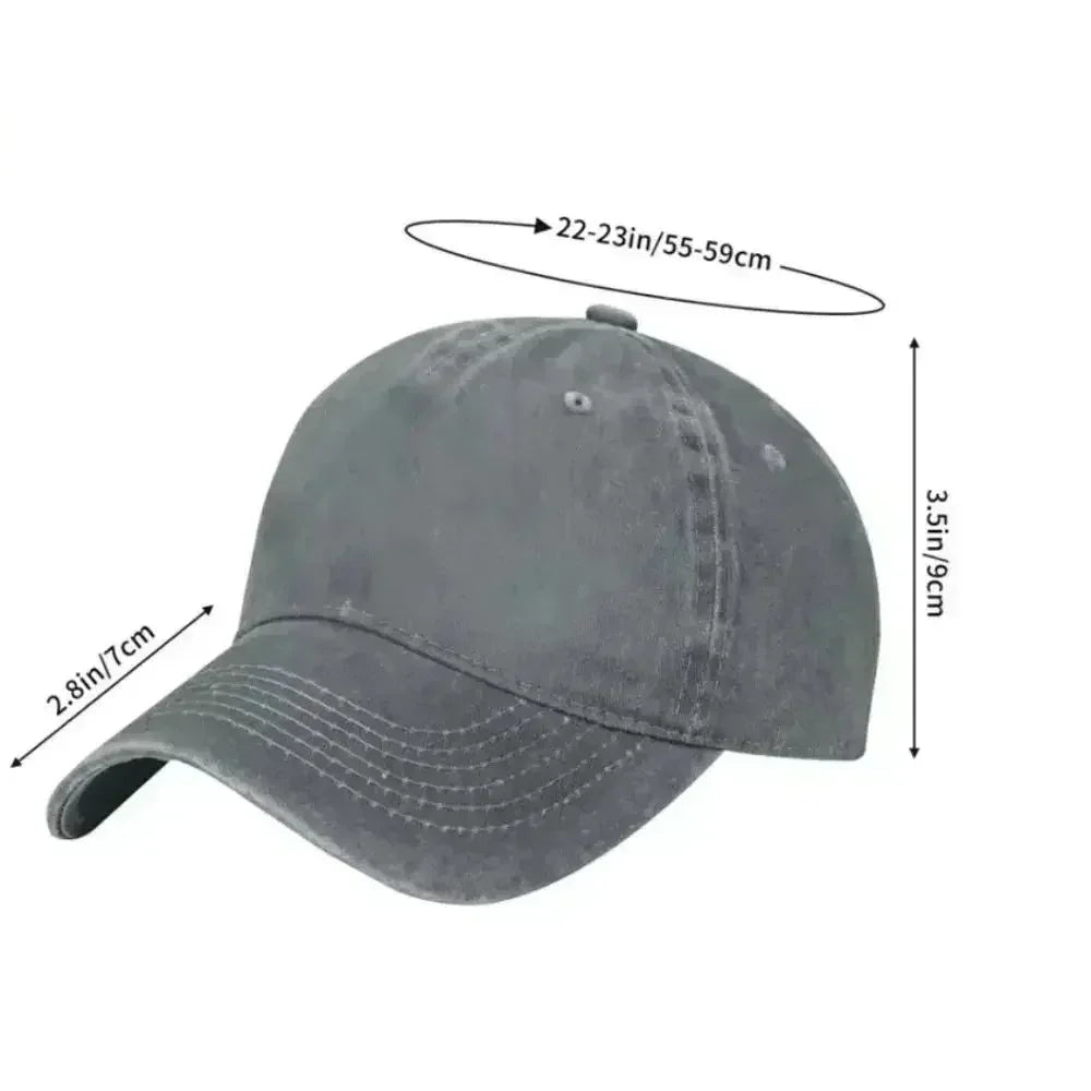 Lucky Strike Buchstaben Troye Sivan Musik Sport Retro Cowboy Washed Baseballkappen Herren Denim Street Tide Hut Wandern Herren Dad Cap