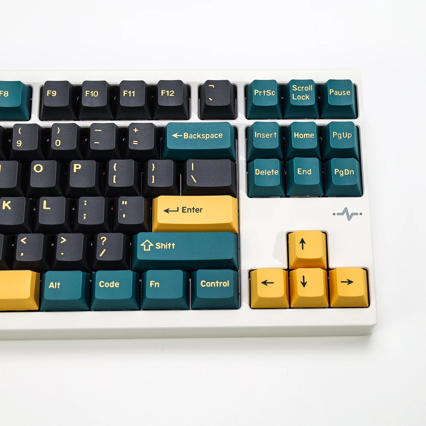 KBDiy GMK MarrsGreen Tastenkappen Retro PBT ISO Double-Shot Cherry-Profil Tastenkappen für MX-Switches Mechanische Gaming-Tastatur-Tastenkappen