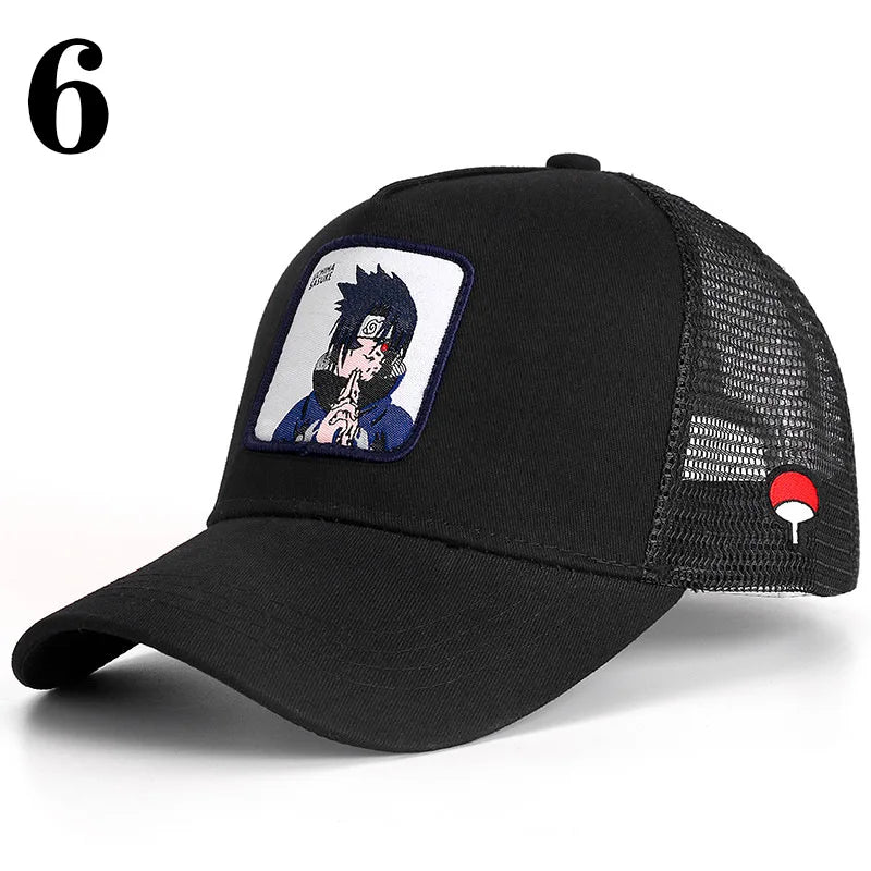 Dragon Ball DRAGONBALL Mesh Cap Cartoon Mesh Cap Men And Women Baseball Cap Fashion Patch Trucker Cap