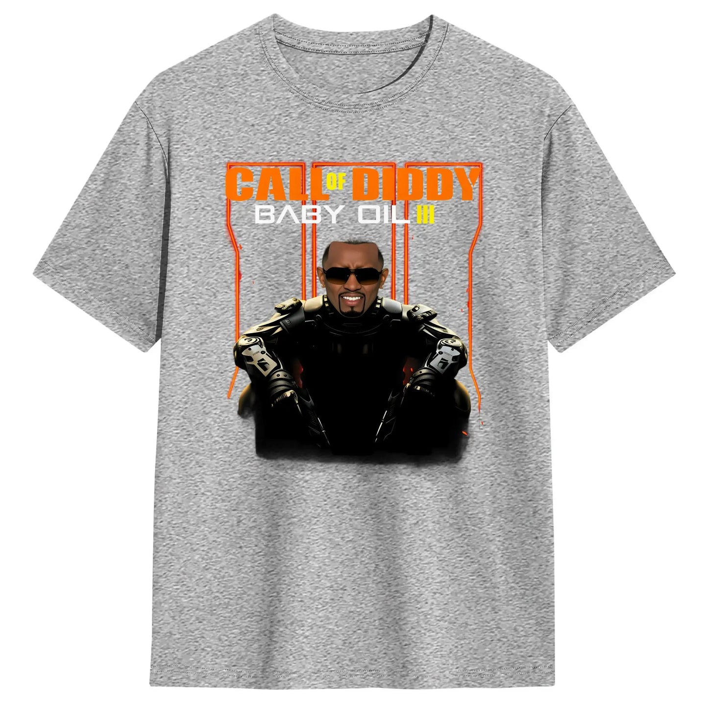 Men Funny Call of Diddy Meme T Shirt  Cotton Clothing Fashion Short Sleeve Crew Neck Tee Shirt Classic T-Shirt