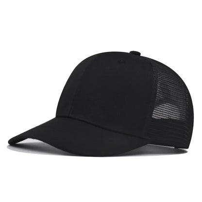 Baseballkasket til voksne Netkasket Lavt buet skygge Hat Unisex Sommerhat Åndbar hat med skygge Forår/efterår-kasket Hiphop-kasket med tæt pasform