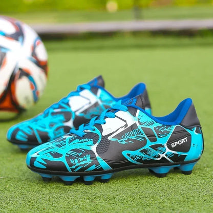 New Men Kids Soccer Shoes Non-Slip Grass Football Boots Boys Cleats Adult Professional Ultralight Training Shoes Drop Shipping