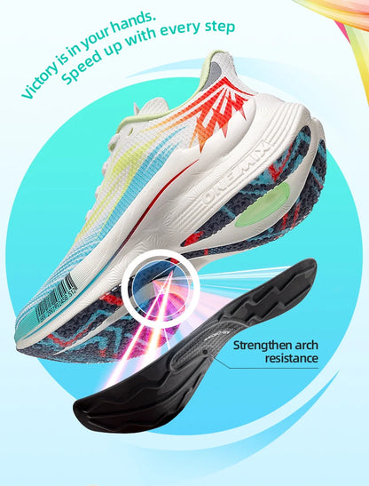 ONEMIX 2026 New Arrival Training Running Shoes for Men Full Sole Nylon Plate Sport Shoes Breathable Summer Female Jogging Shoes