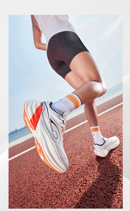QIAODAN TG1.0 Women's Marathon Running Shoes 2026 New Platform Racing Shock Absorption Soft Long Distance Sneakers QDB022253285