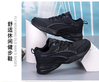 Men's classic retro casual sports shoes Four seasons soft-sole waterproof outdoor youth running shoes breathable light sneakers