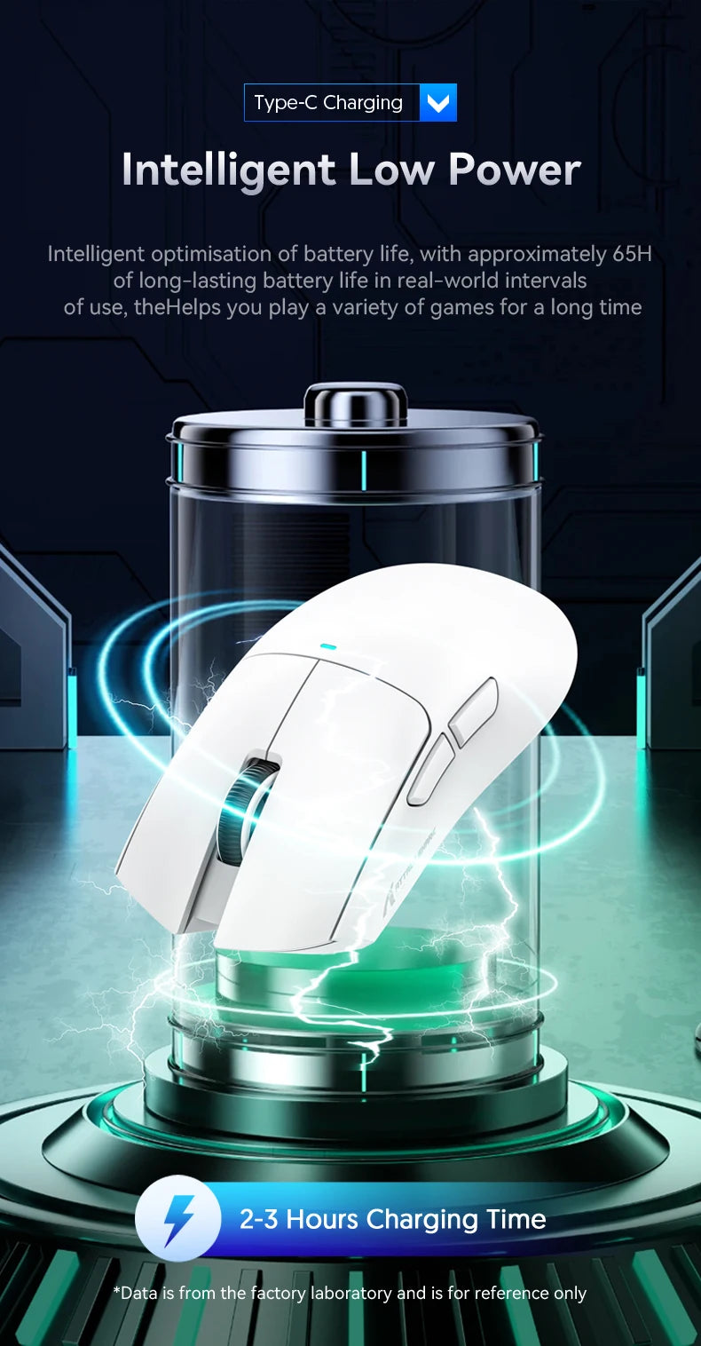 Attack Shark X11&R1 Tri Mode Bluetooth Wireless Mouse With Charger Base RGB Ergonomics Mice Lightweight PC Gamer Accessories