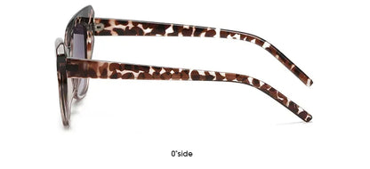Módní sluneční brýle Cat Eye pro ženy, vintage sluneční brýle, dámské brýle s rámem Cateye, zrcadlové, retro, luxusní, cestovní, s přechodem barev, Oculos De Sol