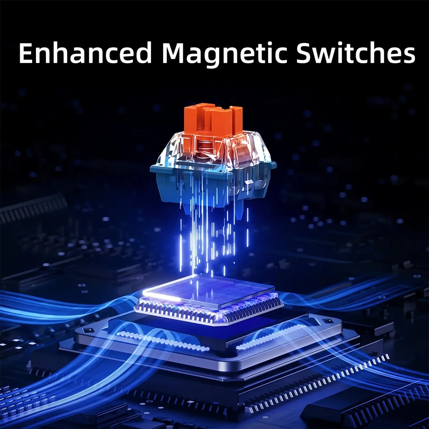 MCHOSE ACE 68 Gaming-Tastatur mit magnetischen Schaltern, Hall-Effekt, Rapid Trigger, programmierbarem RGB, 8K Hz, DKS/MT/TGL/RS/SOCD-Tastatur