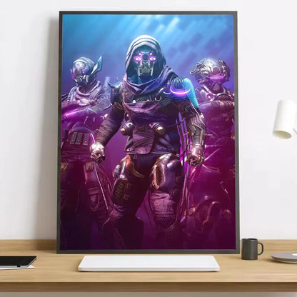 Movie Destiny 2 Painting Calligraphy Canvas Poster: Crease Free Waterproof Durable All Space Wall Decor