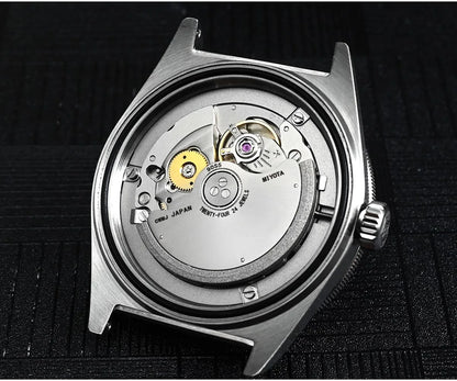 San Martin Official 39mm Guilloche MOP Dial Miyota 90S5 Sport Watch Automatic Mechanical Sapphire Bezel 20 ATM Luminous SN0151