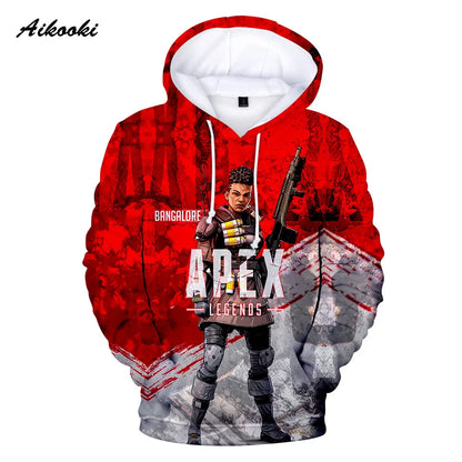 Personality 3D Printed Game Apex Legends Hoodies Sweatshirts Men Women High Quality Hoody Game Long Sleeve Plus Size Hoodies