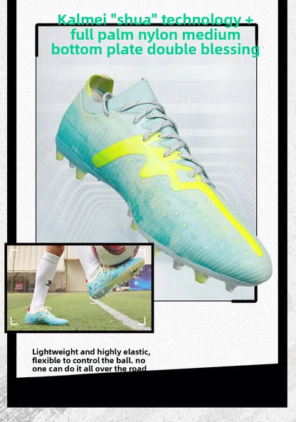 Kelme Men's Professional Football Shoes Youth And Children's Mg Training Football Boots Indoor Anti Slip Football Shoes