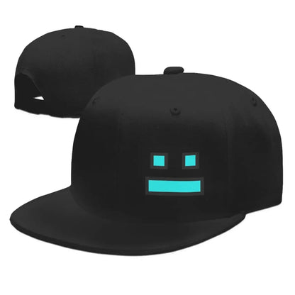 Videoherní kšiltovky Geometry Dash pro muže i ženy, nastavitelné kšiltovky, hiphopové kšiltovky, casquette