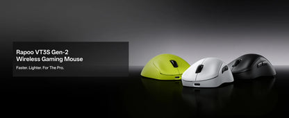 Mouse da gaming wireless Rapoo VT3S /VT3S MAX GEN-2, polling rate wireless True 8K, ultraleggero 49g, autonomia fino a 750Hr