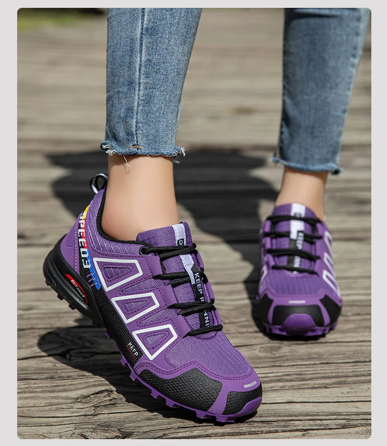 Chaussures de randonnée pour homme, chaussures de sport outdoor, chaussures de randonnée à lacets, chaussures de randonnée et de sport pour femme, chaussures de sport tactiques antidérapantes pour la chasse