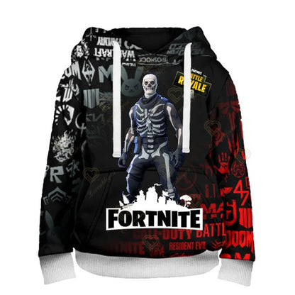 Fortnite Fans Hoodie 3D Battle Royale Print Cosplay Victory Printed Hoodies Men Women Children Hooded Streetwear Sweatshirts