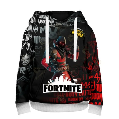 Fortnite Fans Hoodie 3D Battle Royale Print Cosplay Victory Printed Hoodies Men Women Children Hooded Streetwear Sweatshirts