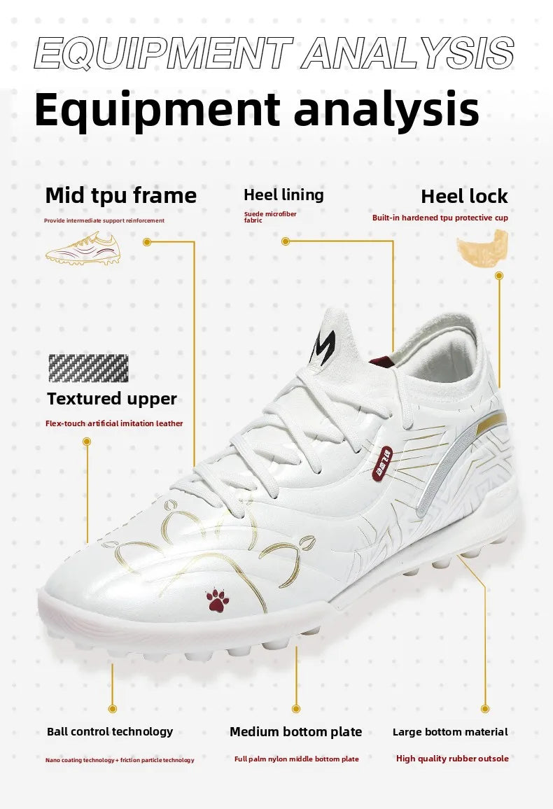 Kelme Fußballschuhe für Erwachsene TF mit geschredderten Stollen – professionelle Fußballschuhe für Spiel und Training, rutschfeste Hallenschuhe für Jugendliche