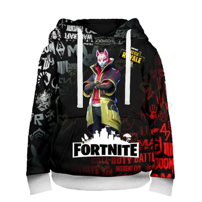 Fortnite Fans Hoodie 3D Battle Royale Print Cosplay Victory Printed Hoodies Men Women Children Hooded Streetwear Sweatshirts