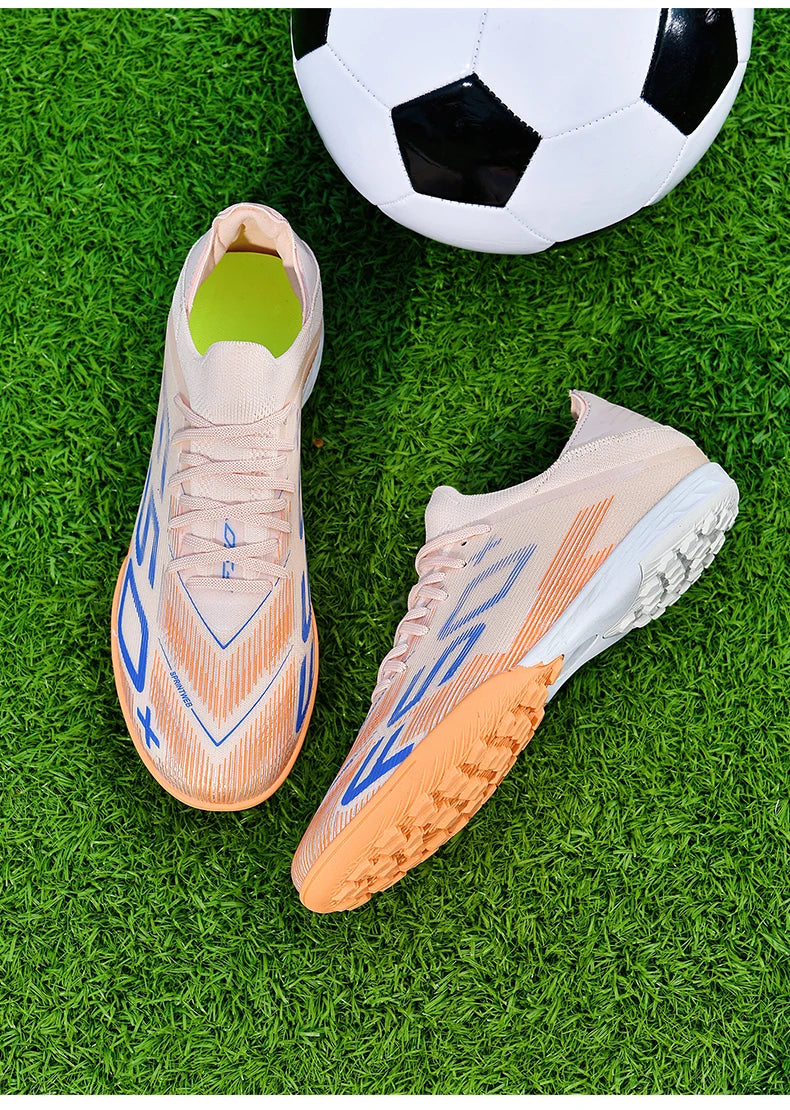 Neue Herren-Fußballschuhe, rutschfeste Indoor-Futsal-Fußballschuhe, Match-Rasenstollen, hochwertige Sneaker, Bestseller, High-Top, Outdoor