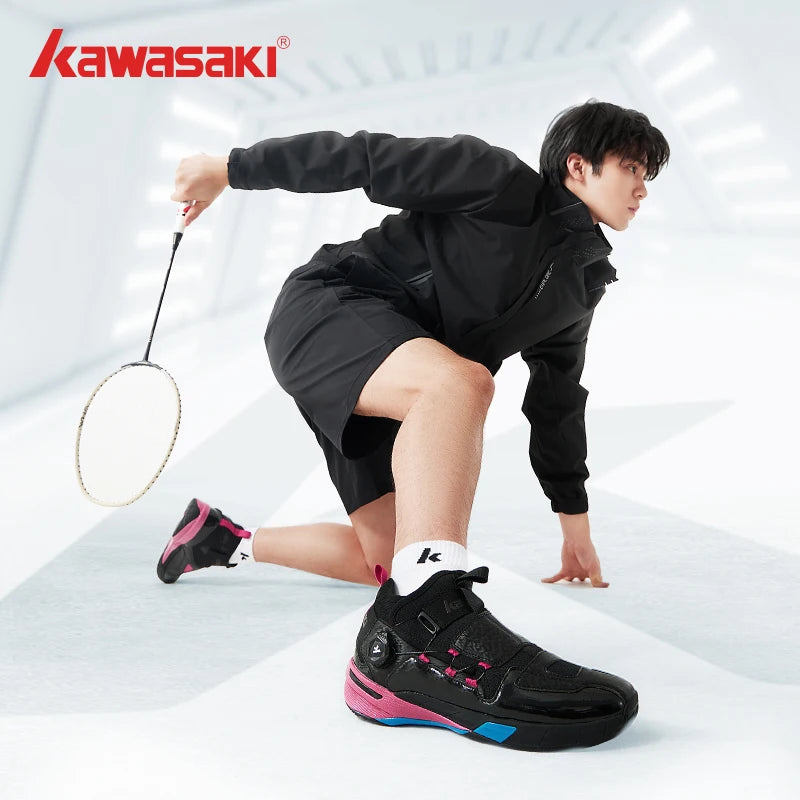 Kawasaki King Series 2.0 Professionelle Badmintonschuhe für Damen und Herren, verdrehsicher, Sportschuhe, Original-Tennisschuhe für Herren, Sneaker A3311