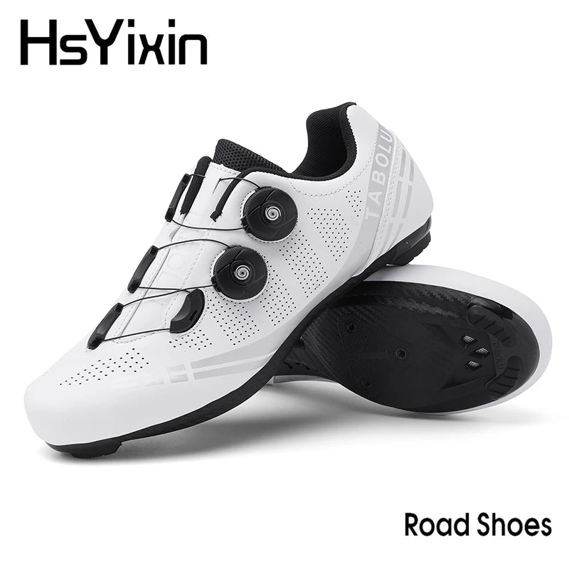 Atmungsaktive MTB-Fahrradschuhe für Damen und Herren – Offroad-Mountainbike-Fahrradschuhe mit selbstsichernden Speed-Mountainbike-Pedalschuhen