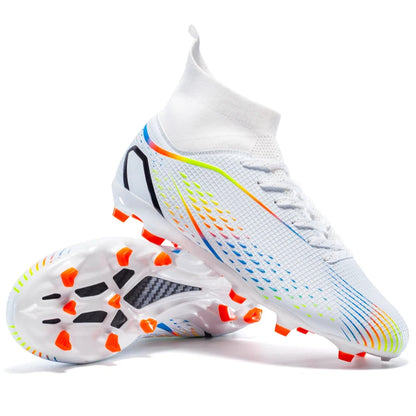 Men Football Boots Professional Outdoor Unisex Soccer Shoes Soccer Training Turf Futsal Match Grass Cleats Non-slip Breathable