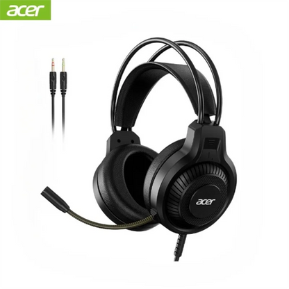 Acer casque de jeu avec micro 7.1 stéréo virtuel Surround lumière LED basse écouteurs casques Gamer pour ordinateur PC Gamer OHW303