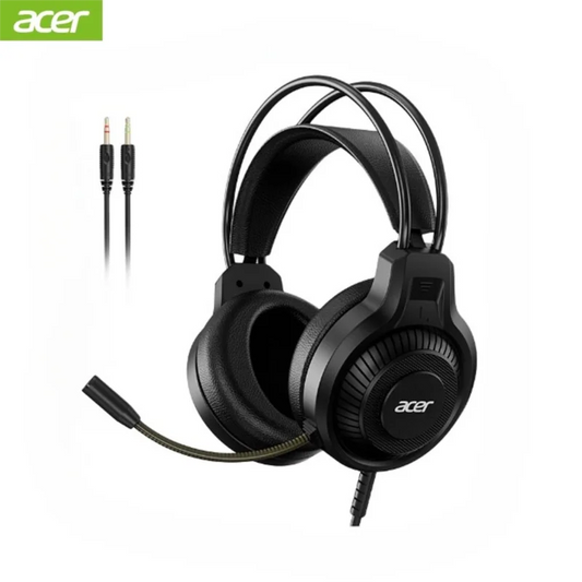 Acer casque de jeu avec micro 7.1 stéréo virtuel Surround lumière LED basse écouteurs casques Gamer pour ordinateur PC Gamer OHW303