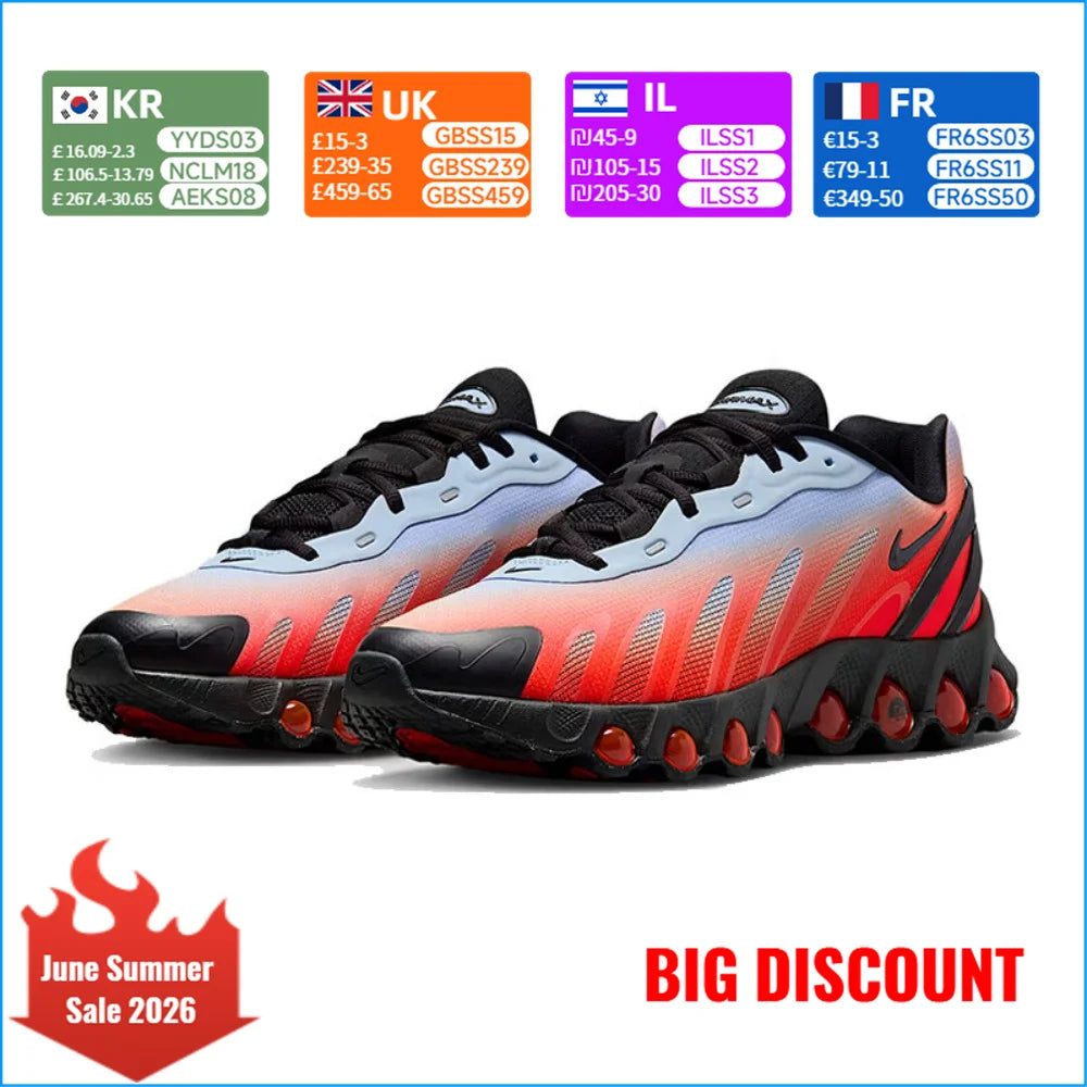 Nike Air Max Dn8 Classic – univerzální běžecké boty, unisexový styl, červené, IH4119-401