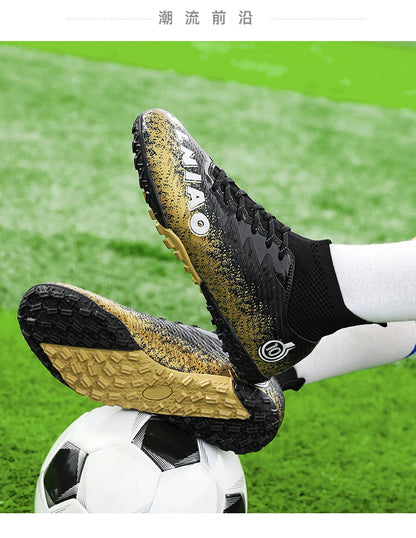 Voetbalschoenen voor heren, voetbalschoenen voor kinderen, professionele voetbalschoenen voor dames, antislip voetbalschoenen, TF/FG voetbalschoenen voor buiten