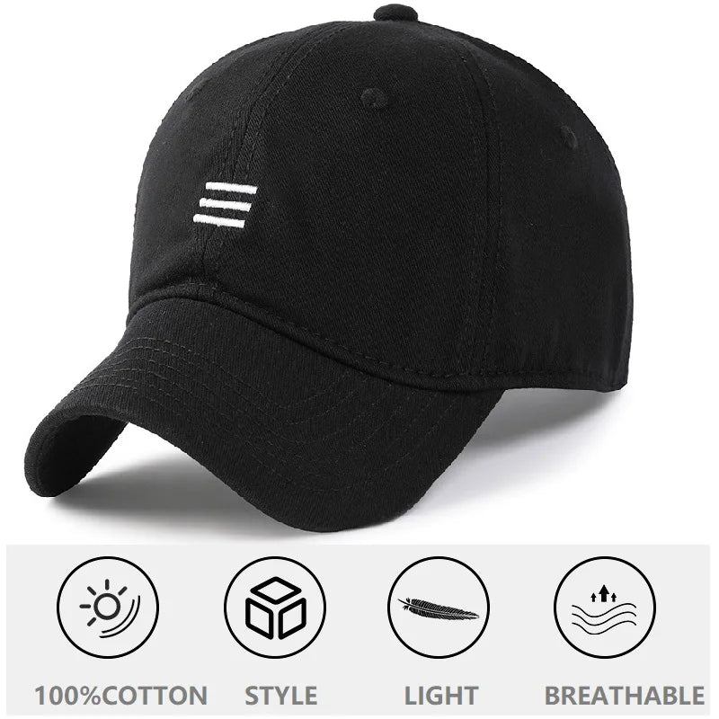 Baseballová čepice Big Head Plus Size, 100 % bavlna, vhodná pro muže i ženy, nastavitelná, čepice typu „dad hat“, nadměrná velikost 58–60 cm, 61–65 cm