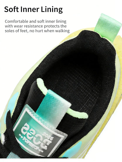 Chaussures de course à amorti pour homme avec plaque en carbone ; baskets légères de marathon pour femme, pour le jogging, l'entraînement, le fitness et l'exercice physique