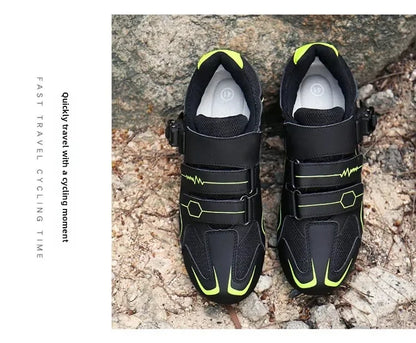 Unisex fietsschoenen met harde zool – 4-seizoenen racefietsschoenen met klikpedalen voor MTB en buitensporten