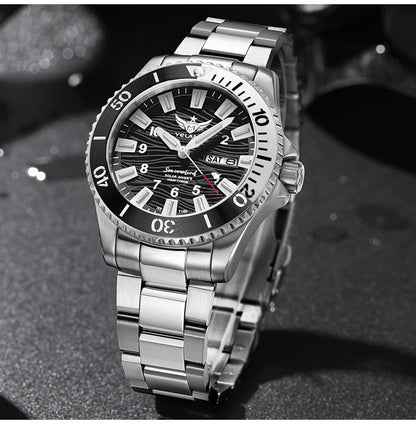 Yelang V1217 42mm Japan Eco-Drive Solar Watch Men's Watch 300M Diver Watch 30ATM Professional Waterproof Sapphire Luminous