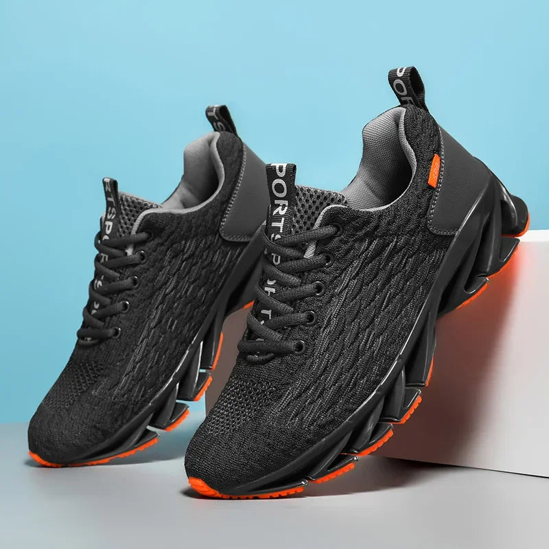 Chaussures de course pour homme à la mode, baskets de marche confortables pour homme, chaussures décontractées respirantes, chaussures de sport antidérapantes, baskets pour homme
