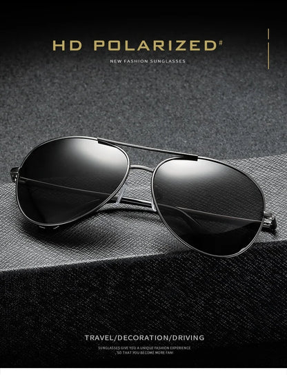 Luxury Photochromic Pilot Polarized Sunglasses Men Women Driving Chameleon Sun Glasses Change Color Day And Night UV400 Eyewear