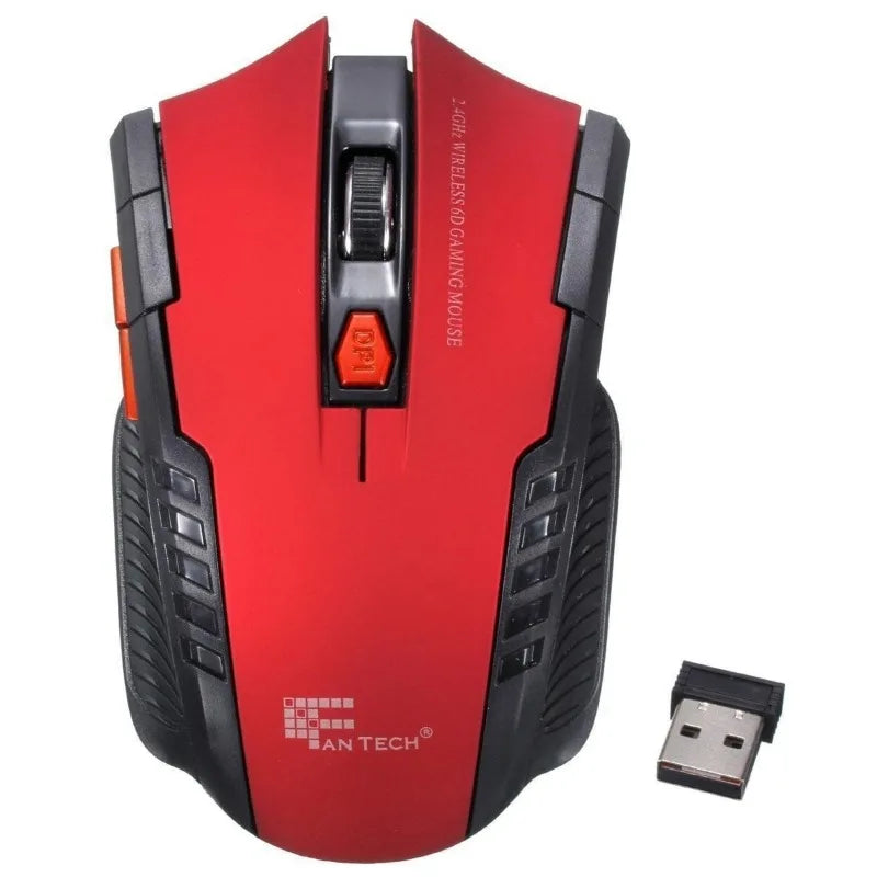 Mini Portable Mouse 2.4GHz Wireless Optical Game Mouse for PC Laptop Computer USB Receiver
