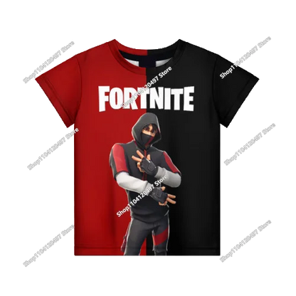 Summer Fashion Fortnite Mascot 3D Print Kids T Shirt Casual T-shirt Boys Girls Unisex Children's Clothing Tshirt Tops