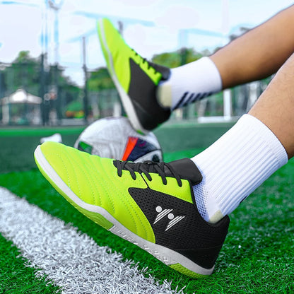 Chaussures de football pour homme neuves de haute qualité, à tige haute, pour gazon naturel et futsal, antidérapantes, pour matchs en salle et en extérieur, best-sellers des sports de plein air