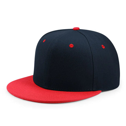 Hurtowa sprzedaż 40 kolorów regulowanych czapek z płaskim daszkiem typu snapback – damskie modne czapki baseballowe z poliestru, męskie czapki sportowe w stylu hip-hopowym