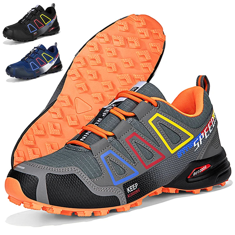 Chaussures de cyclisme pour homme - Chaussures de cyclisme tout-terrain (montagne et cross-country) pour homme - Chaussures d'entraînement de cyclisme antidérapantes et résistantes à l'usure - Chaussures de randonnée