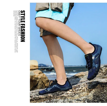 Leichte, erfrischende Aqua-Stiefel für Herren, atmungsaktive Outdoor-Wasserschuhe für Damen, rutschfest, strapazierfähig, Sport- und Wandersneaker